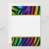 Elegant Electric Guitar Wedding Einladung (Rückseite)