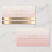 Elegant Elegant Elegant Chic Modern Visitenkarte (Vorne/Hinten)