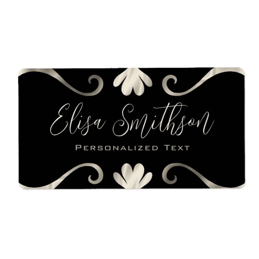 Elegant elegant Luxus Feminine Black & Silver (Vorne)