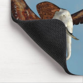 Elegant Elephant Eagle Mousepad (Ecke)
