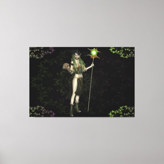 Elegant Elf Frau Canvas Print Picture 23 Leinwanddruck (Vorderseite)
