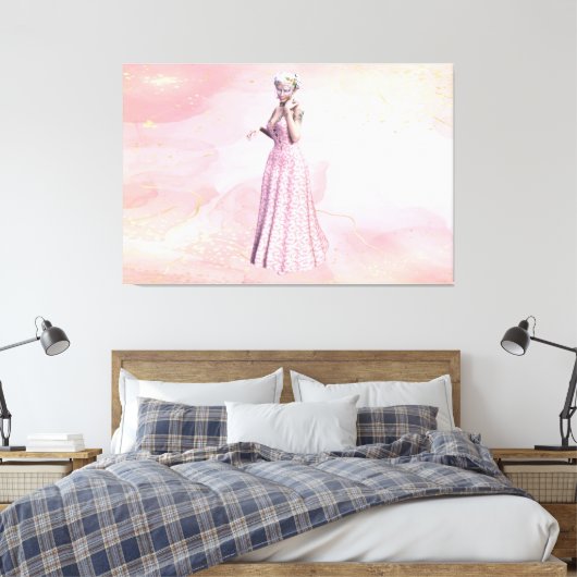 Elegant Elf Frau Canvas Print Picture 24 Leinwanddruck (Insitu (Schlafzimmer))