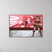 Elegant Elf Pink Ribbon Frauen Leinwand Bild 20 (Vorderseite)