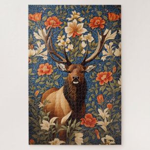 Elegant Elk William Morris Inspiriert Puzzle