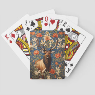 Elegant Elk William Morris Inspiriert Spielkarten