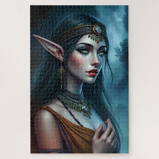 Elegant Elven Beauty Jigsaw Puzzle (Vertikal)