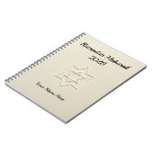 Elegant Embossed Star Islamic Notizblock (Linke Seite)