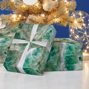 Elegant Emerald Crystal Geschenkpapier