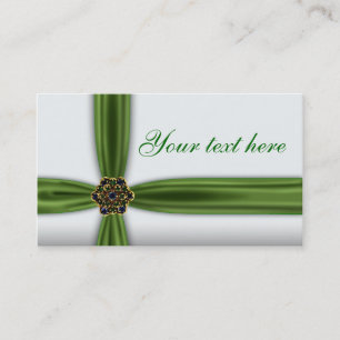 Elegant Emerald Green Visitenkarte