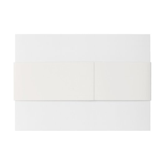 Elegant Emerald Outlined Monogram Wedding Einladungsbanderole (Rückseitenbeispiel)