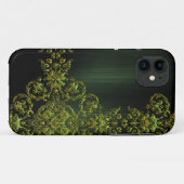 Elegant Emrald Green Damask Case-Mate iPhone Hülle (Rückseite (Horizontal))