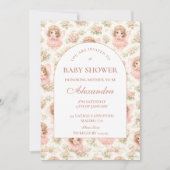 Elegant Enchanted Fairy Baby Shower Einladung (Vorderseite)