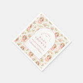 Elegant Enchanted Fairy Baby Shower Serviette (Ecke)