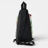 Elegant English Country Wildflower  Crossbody Bag (Rückseite)