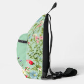 Elegant English Country Wildflower  Crossbody Bag (Rechts)