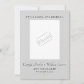 Elegant Equestrian Engagement Announcement Card Ankündigung (Vorderseite)