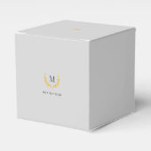 Elegant Equestrian Monogram Favor Box Geschenkschachtel (Vorderseite)
