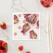 Elegant Equestrian Rose Serviette (Beispiel)