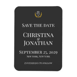 Elegant Equestrian Save the Date Magnet