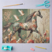 Elegant Equine, Horse, Decoupage, Tissue Paper Seidenpapier (Basteln)