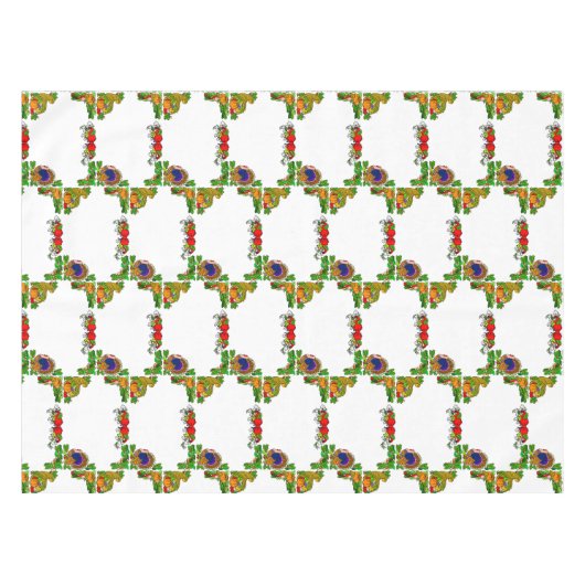 ELEGANT ERNTEDANK TISCHDECKE (Vorderseite (Horizontal))