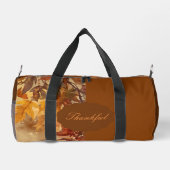 Elegant,Erntedankfest, Herbstlaub,Rustikal Duffle Bag (Rückseite)