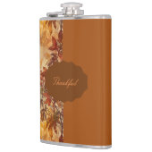 Elegant,Erntedankfest, Herbstlaub,Rustikal, Modern Flachmann (Links)