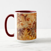 Elegant,Erntedankfest, Herbstlaub,Rustikal Tasse (Links)