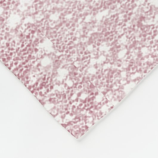 Elegant erröten rosa abstrakter trendy girly fleecedecke (Ecke)