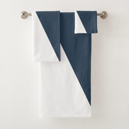 Elegant errötet geometrische Dreiecke des Rosas u. Badhandtuch Set (Insitu)