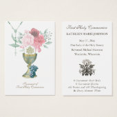 Elegant Erste Heilige Kommunion Erinnerung an Heil (Vorne & Hinten)