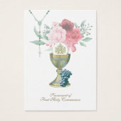 Elegant Erste Heilige Kommunion Erinnerung an Heil (Vorderseite)