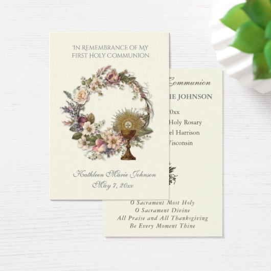 Elegant Erste Heilige Kommunion Erinnerung an Heil (Schreibtisch)