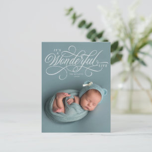 Elegant Es ist ein wunderbares Foto-Design für das Postkarte
