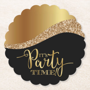 Elegant Es Ist Party Zeit Untersetzer