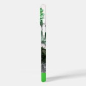 Elegant Essence Green Case-Mate iPhone Hülle (Rückseite / Links)