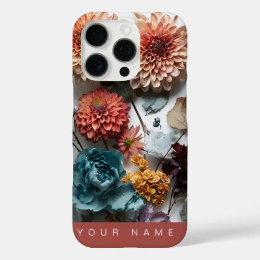 Elegant Essence Peach Case-Mate iPhone Hülle (Rückseite)