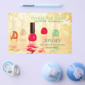 Elegant Esthetician WELLNESS-CENTER Nail Salon Pri Flyer (Einzeln)