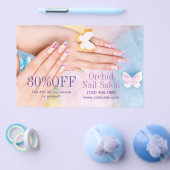 Elegant Esthetician WELLNESS-CENTER Nail Salon Pri Flyer (Einzeln)