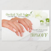 Elegant Esthetician WELLNESS-CENTER Nail Salon Pri Flyer (Vorne)