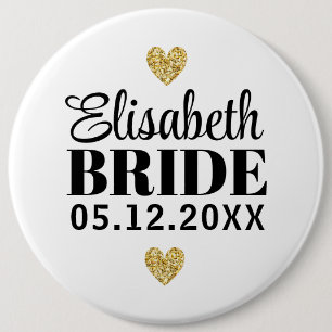 Élégant et Simple Pour Demoiselle D'Honneur Button