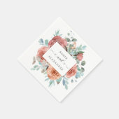 Elegant Ethereal Hochzeit Serviette (Ecke)