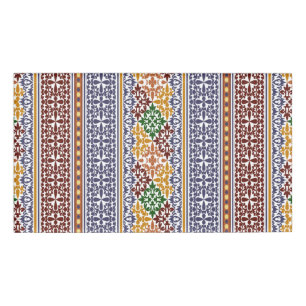 elegant ethnic pattern namenschild