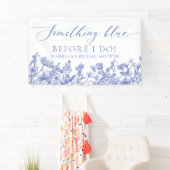 Elegant etwas Blau bevor ich Brautparty mache Banner (Insitu)