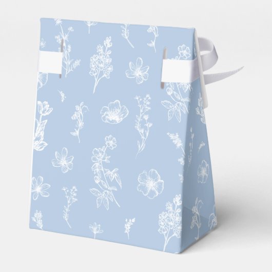 Elegant etwas Blau, bevor ich Brautparty zu tun Geschenkschachtel (Rückseite)