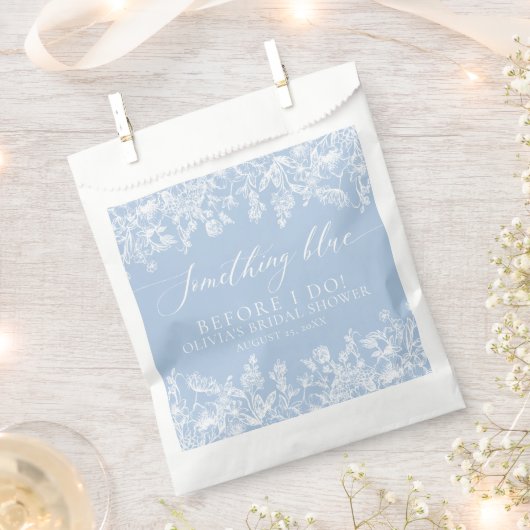 Elegant etwas Blau, bevor ich Brautparty zu tun Geschenktütchen (Ausgeschnitten)