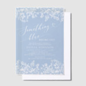 Elegant etwas Blau, bevor ich Brautparty zu tun Pergament Einladungen (Versetzt)