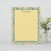 Elegant Eucalyptus Aquamarin Foliage Khaki Station (Stehend Vorderseite)