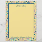 Elegant Eucalyptus Aquamarin Foliage Khaki Station (Vorderseite)