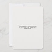 Elegant Eucalyptus Baby Shower Einladung (Rückseite)